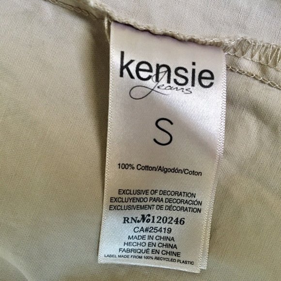 Kensie Jeans Women's Beige Khaki Tan Anorak‎ Jacket Size Small - Picture 8 of 11